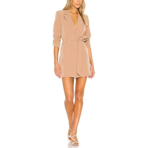 Camila Coelho 'Davide' Beige Blazer Dress Size XS - NWT